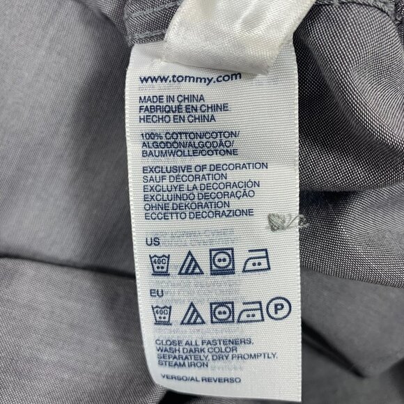 Tommy Hilfiger women's long-sleeve grey  button-down shirt size xl - Picture 16 of 16